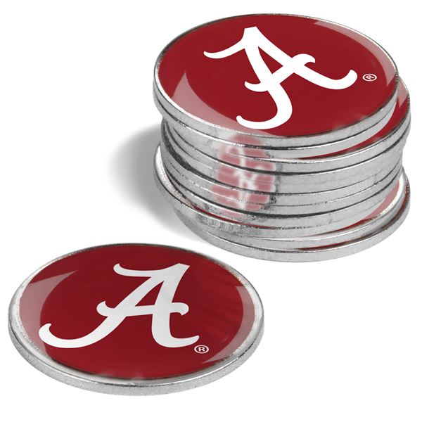 12 Team Logo'd<br>Metal Ball Markers