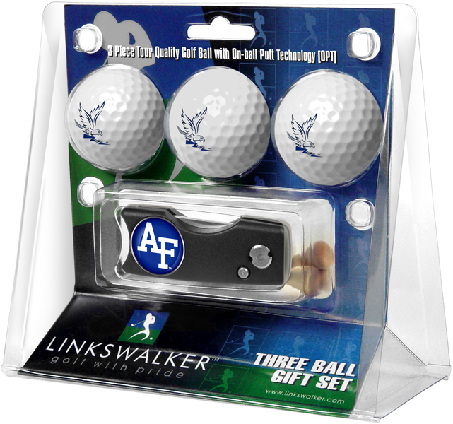3 ProVictory Golf Balls w/<br>Spring Action Divot Tool