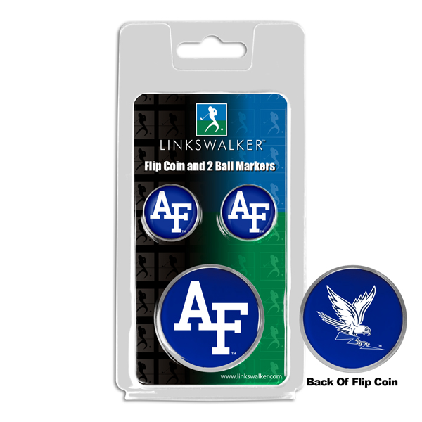 Team Flip Coin w/ <br> 2 Logo'd Ball Markers