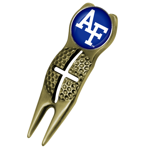 Crosshairs Divot Tool<br> w/ Logo'd Marker  - Gold