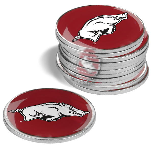 12 Team Logo'd<br>Metal Ball Markers