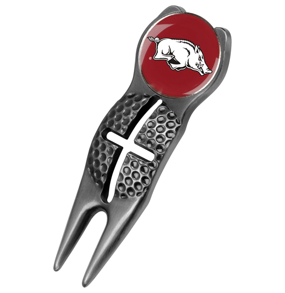 Crosshairs Divot Tool<br> w/ Logo'd Marker  - Black