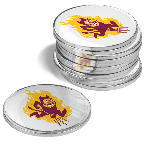 12 Team Logo'd<br>Metal Ball Markers