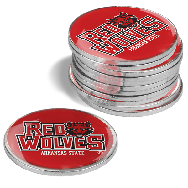 12 Team Logo'd<br>Metal Ball Markers
