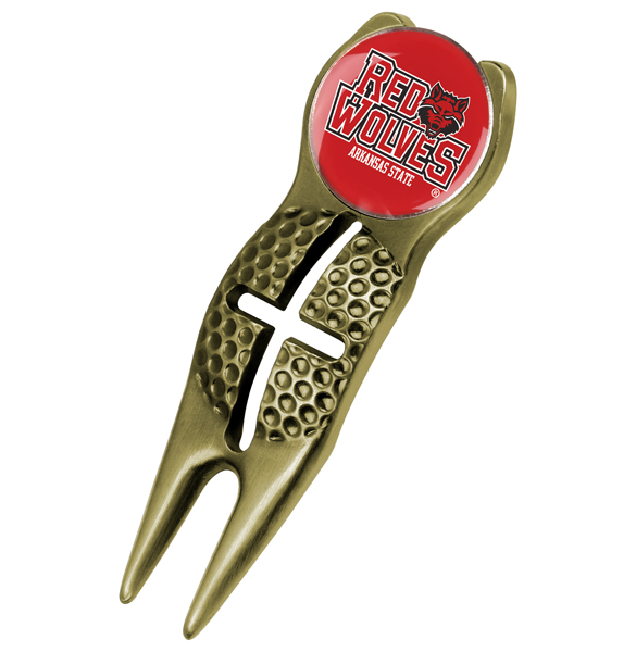 Crosshairs Divot Tool<br> w/ Logo'd Marker  - Gold