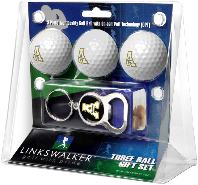 3 ProVictory Golf Balls w/<br>Key Chain Bottle Opener
