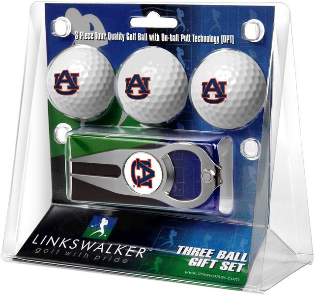3 ProVictory Golf Balls w/<br>Hat Trick Divot Tool