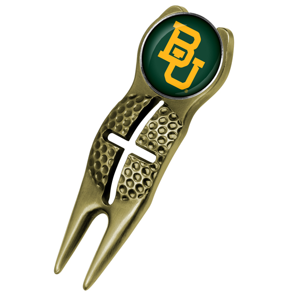 Crosshairs Divot Tool<br> w/ Logo'd Marker  - Gold