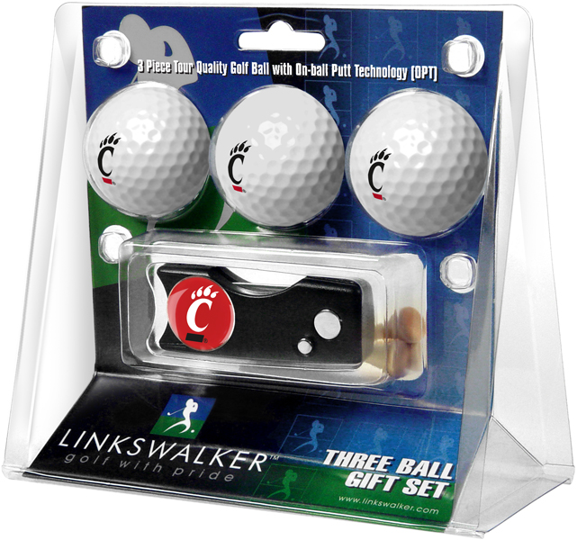 3 ProVictory Golf Balls w/<br>Spring Action Divot Tool