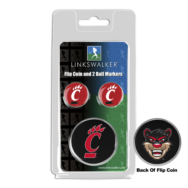 Team Flip Coin w/ <br> 2 Logo'd Ball Markers
