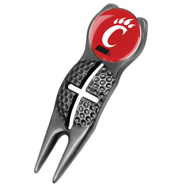 Crosshairs Divot Tool<br> w/ Logo'd Marker  - Black