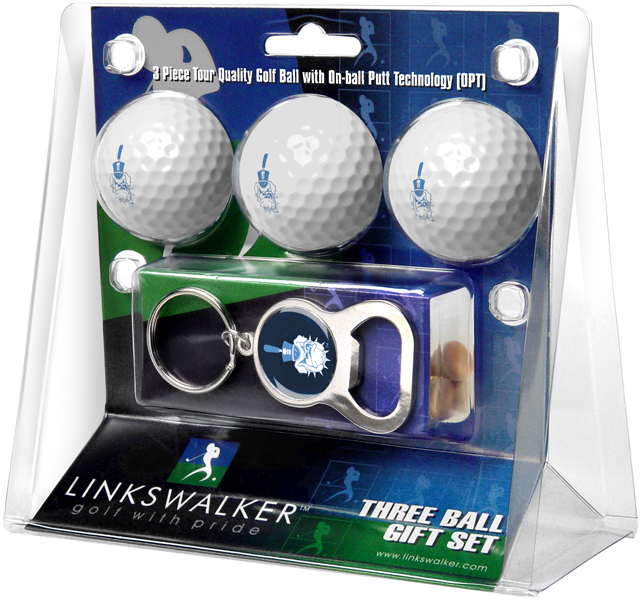 3 ProVictory Golf Balls w/<br>Key Chain Bottle Opener