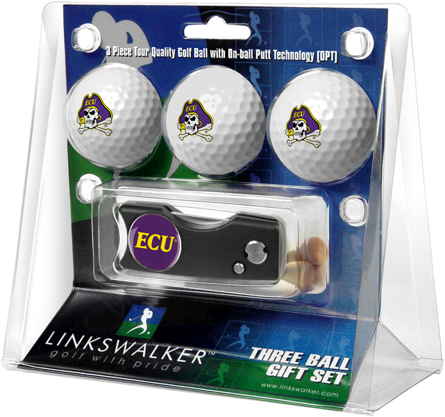 3 ProVictory Golf Balls w/<br>Spring Action Divot Tool
