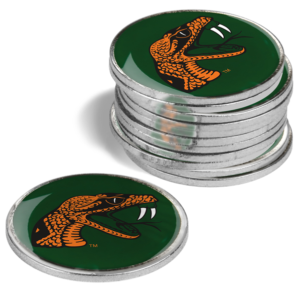 12 Team Logo'd<br>Metal Ball Markers