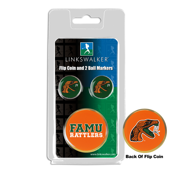Team Flip Coin w/ <br> 2 Logo'd Ball Markers