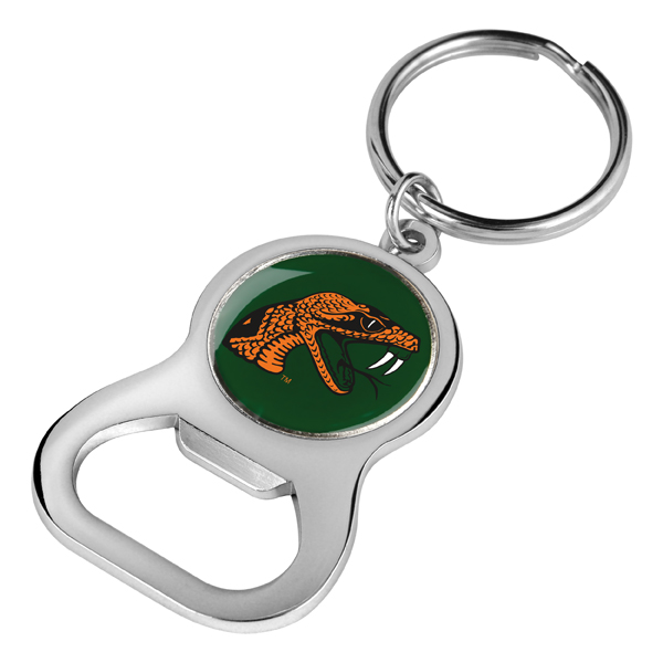 Logo'd  Bottle Opener <br>w/ Key Chain