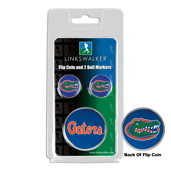 Team Flip Coin w/ <br> 2 Logo'd Ball Markers