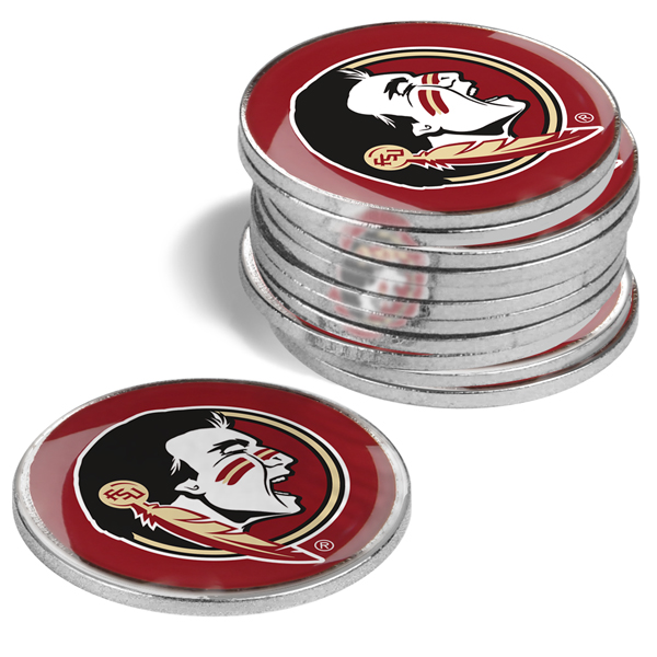 12 Team Logo'd<br>Metal Ball Markers