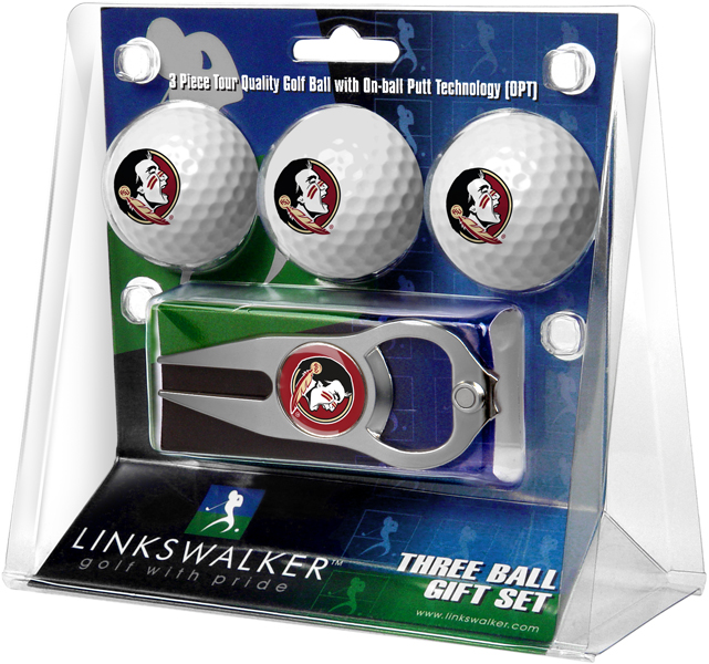 3 ProVictory Golf Balls w/<br>Hat Trick Divot Tool