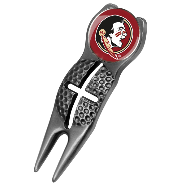 Crosshairs Divot Tool<br> w/ Logo'd Marker  - Black