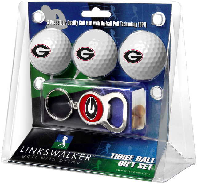 3 ProVictory Golf Balls w/<br>Key Chain Bottle Opener