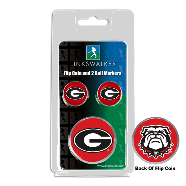 Team Flip Coin w/ <br> 2 Logo'd Ball Markers