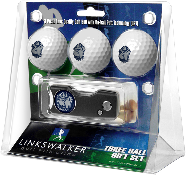 3 ProVictory Golf Balls w/<br>Spring Action Divot Tool