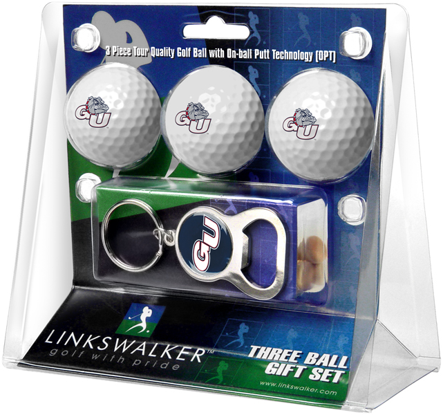 3 ProVictory Golf Balls w/<br>Key Chain Bottle Opener
