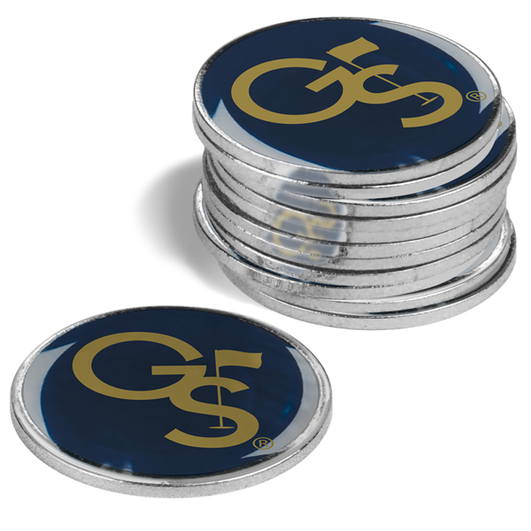 12 Team Logo'd<br>Metal Ball Markers