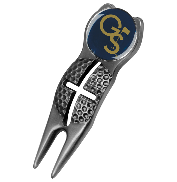 Crosshairs Divot Tool<br> w/ Logo'd Marker  - Black