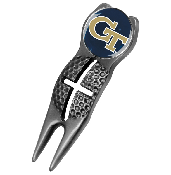Crosshairs Divot Tool<br> w/ Logo'd Marker  - Black