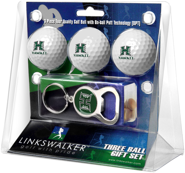 3 ProVictory Golf Balls w/<br>Key Chain Bottle Opener