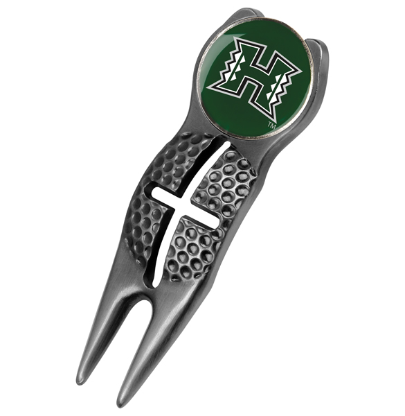 Crosshairs Divot Tool<br> w/ Logo'd Marker  - Black