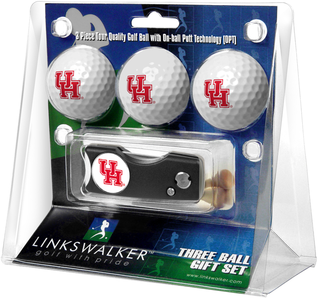 3 ProVictory Golf Balls w/<br>Spring Action Divot Tool