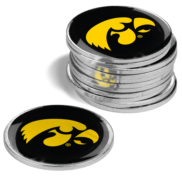 12 Team Logo'd<br>Metal Ball Markers
