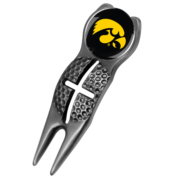 Crosshairs Divot Tool<br> w/ Logo'd Marker  - Black