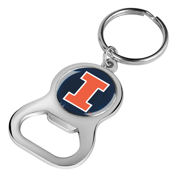 Logo'd  Bottle Opener <br>w/ Key Chain
