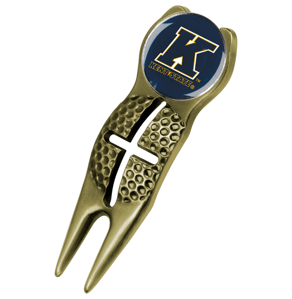 Crosshairs Divot Tool<br> w/ Logo'd Marker  - Gold