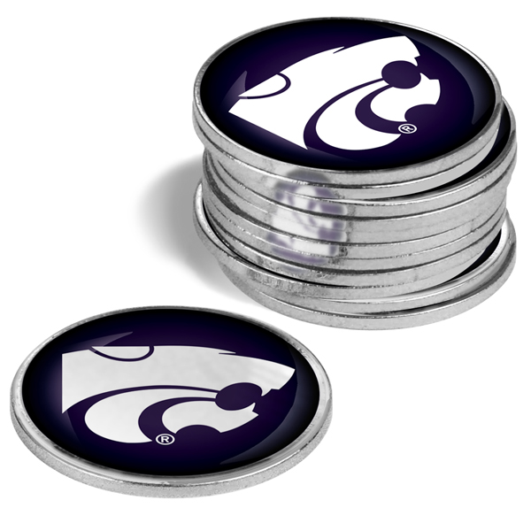 12 Team Logo'd<br>Metal Ball Markers