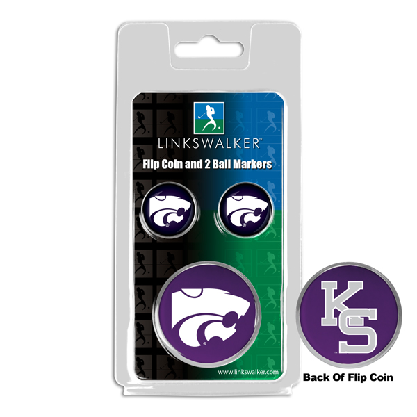 Team Flip Coin w/ <br> 2 Logo'd Ball Markers