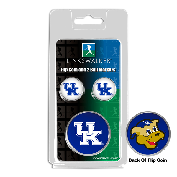Team Flip Coin w/ <br> 2 Logo'd Ball Markers