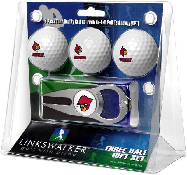 3 ProVictory Golf Balls w/<br>Hat Trick Divot Tool