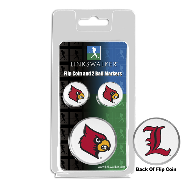 Team Flip Coin w/ <br> 2 Logo'd Ball Markers