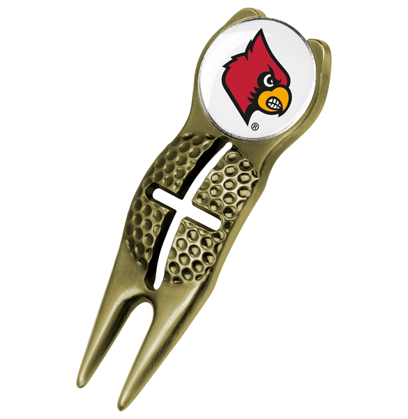 Crosshairs Divot Tool<br> w/ Logo'd Marker  - Gold