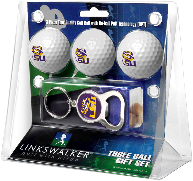 3 ProVictory Golf Balls w/<br>Key Chain Bottle Opener