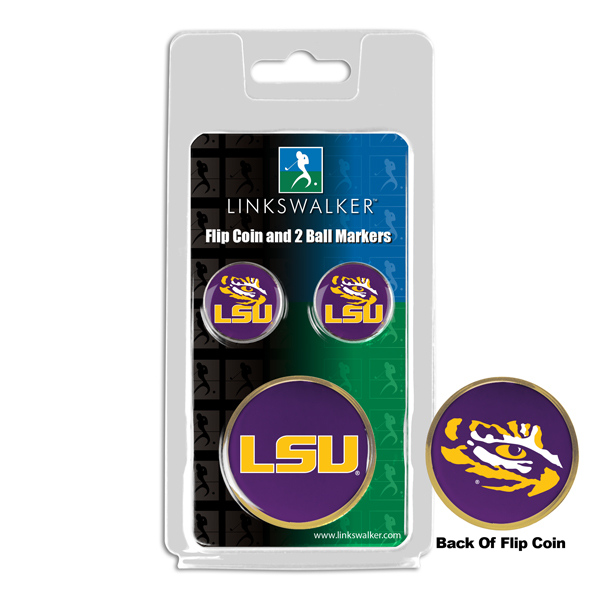 Team Flip Coin w/ <br> 2 Logo'd Ball Markers
