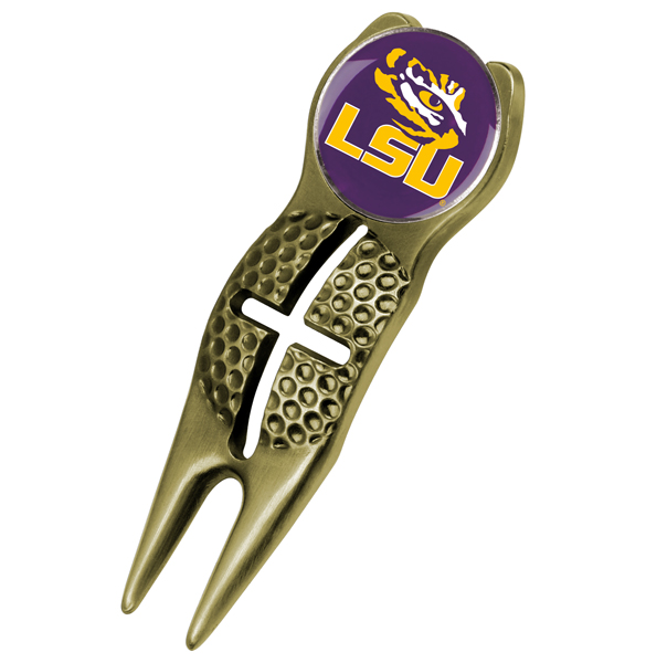 Crosshairs Divot Tool<br> w/ Logo'd Marker  - Gold