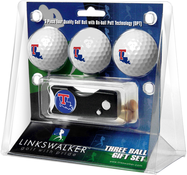 3 ProVictory Golf Balls w/<br>Spring Action Divot Tool