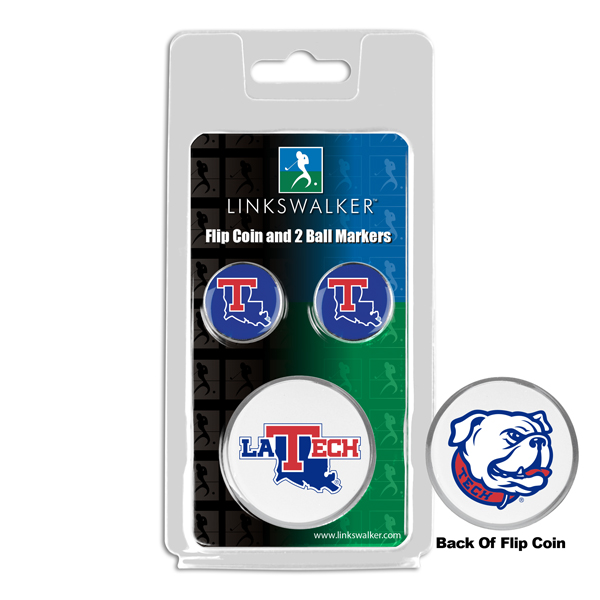Team Flip Coin w/ <br> 2 Logo'd Ball Markers