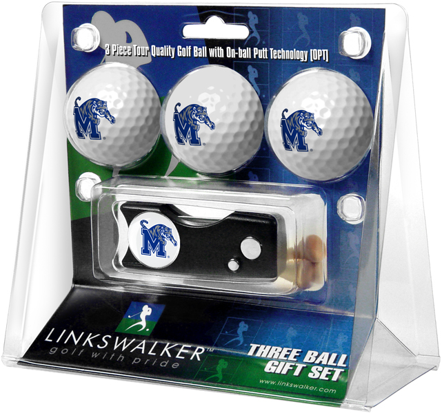 3 ProVictory Golf Balls w/<br>Spring Action Divot Tool